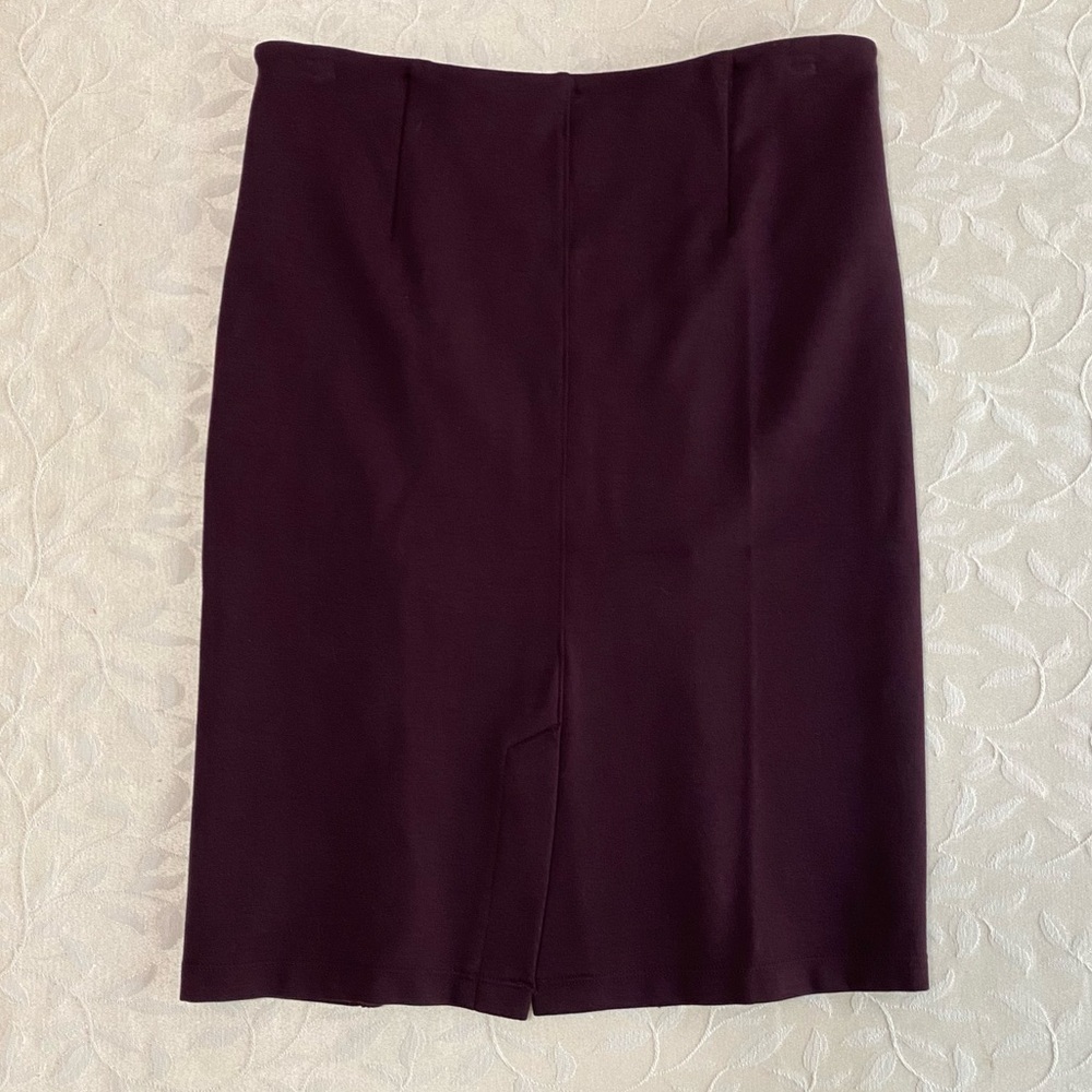 Stitch Fix Liverpool Skirt Women’s 4P Reddish Brown Straight Pencil Solid Office - Picture 6 of 10